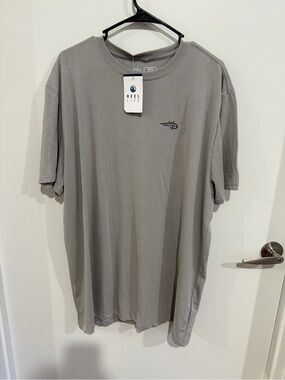 Reel Life Men's Short-Sleeve Crewneck T-Shirt in Gray